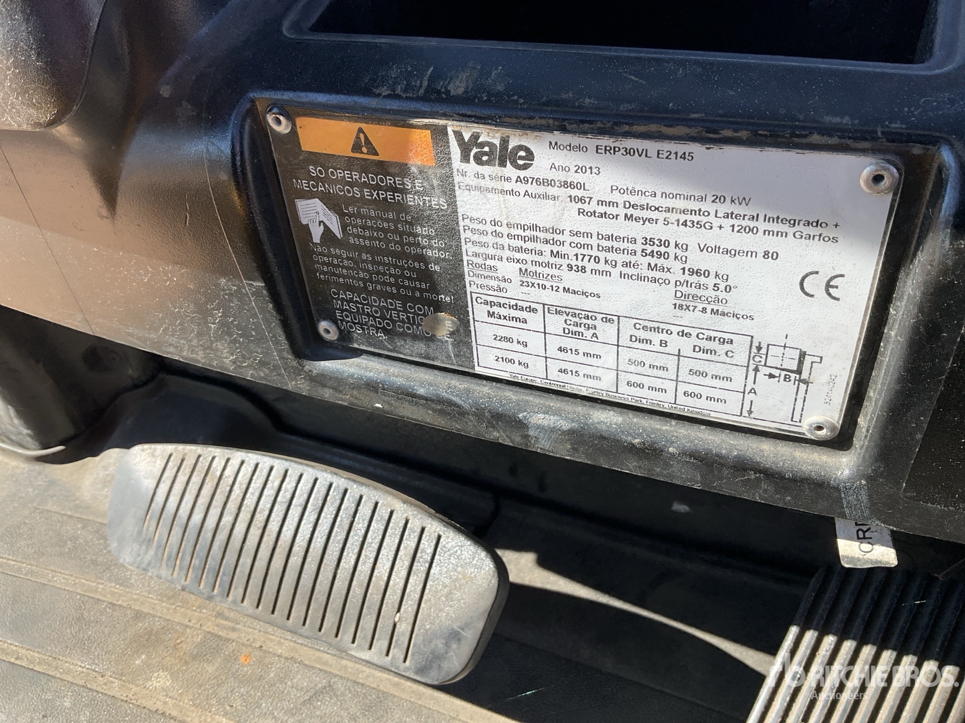 General Appearance with Numéro de série/Numéro d'identification du véhicule automobile