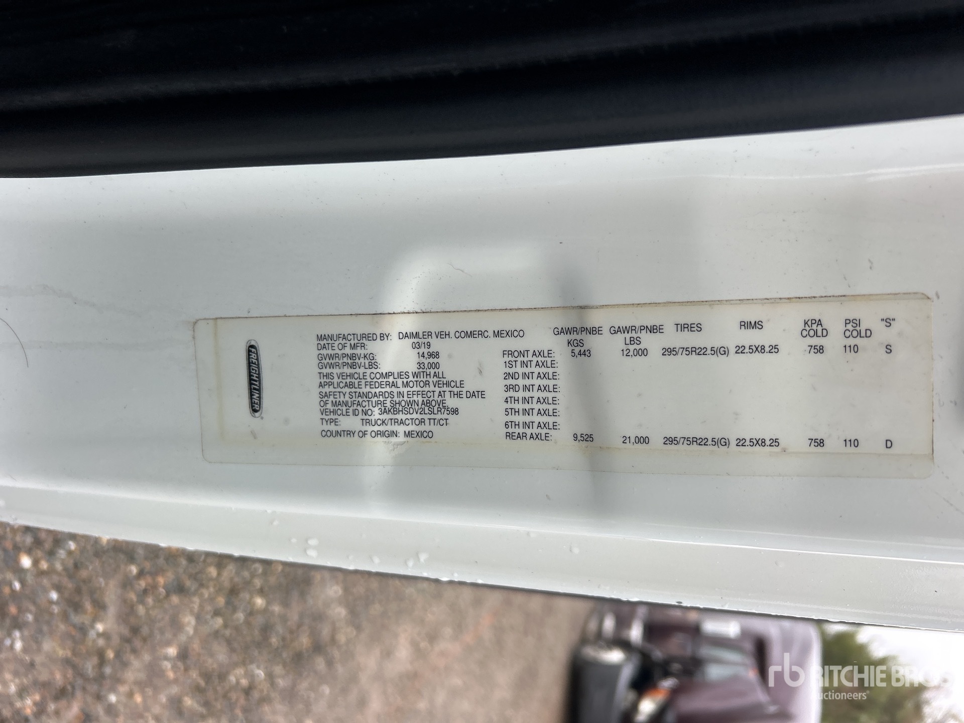 General Appearance with Seriennummer / FIN