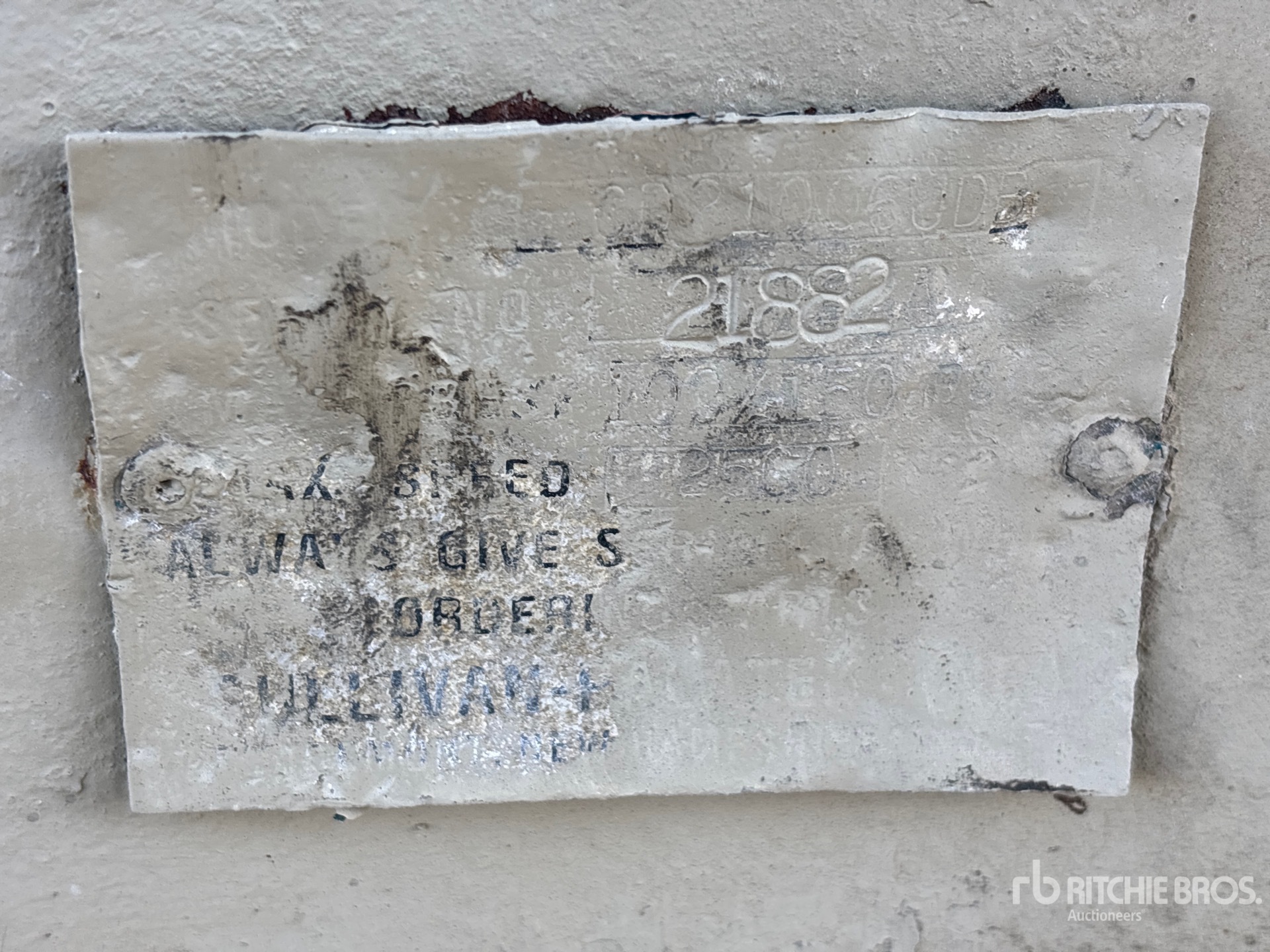 General Appearance with Unit Serial Number