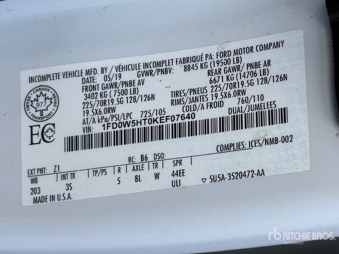 General Appearance with Second Serial Number/VIN Photo