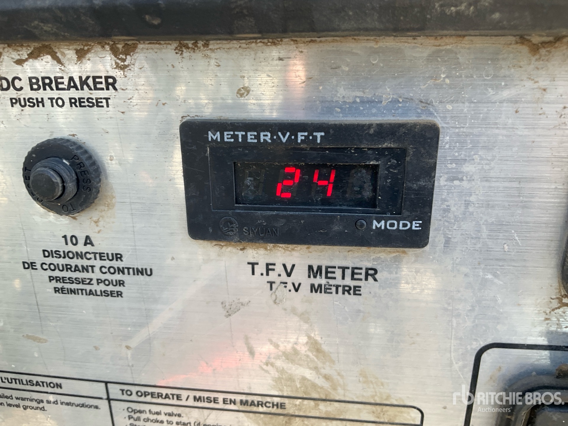 General Appearance with Hour Meter / Odometer