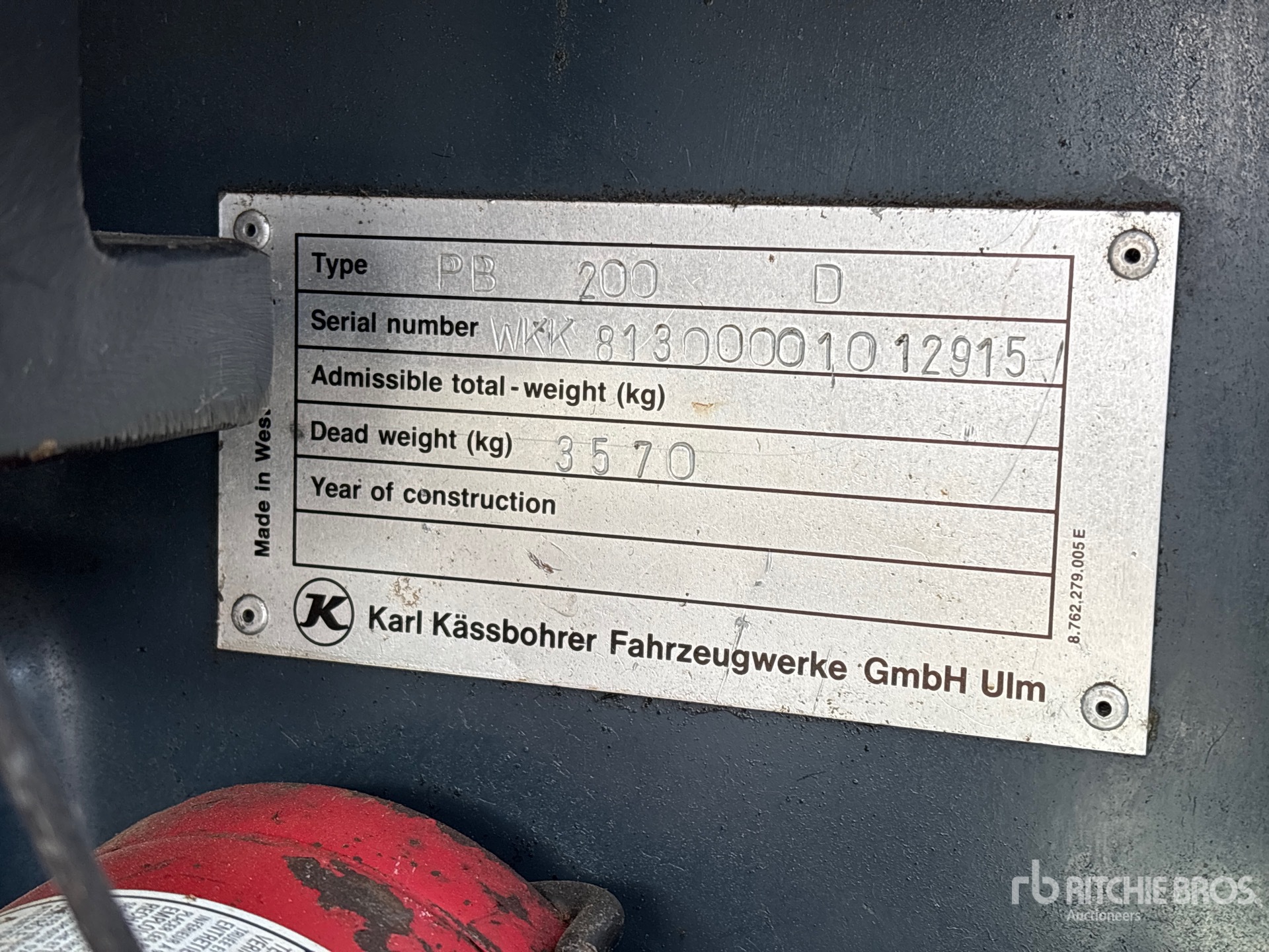 General Appearance with Seriennummer / FIN