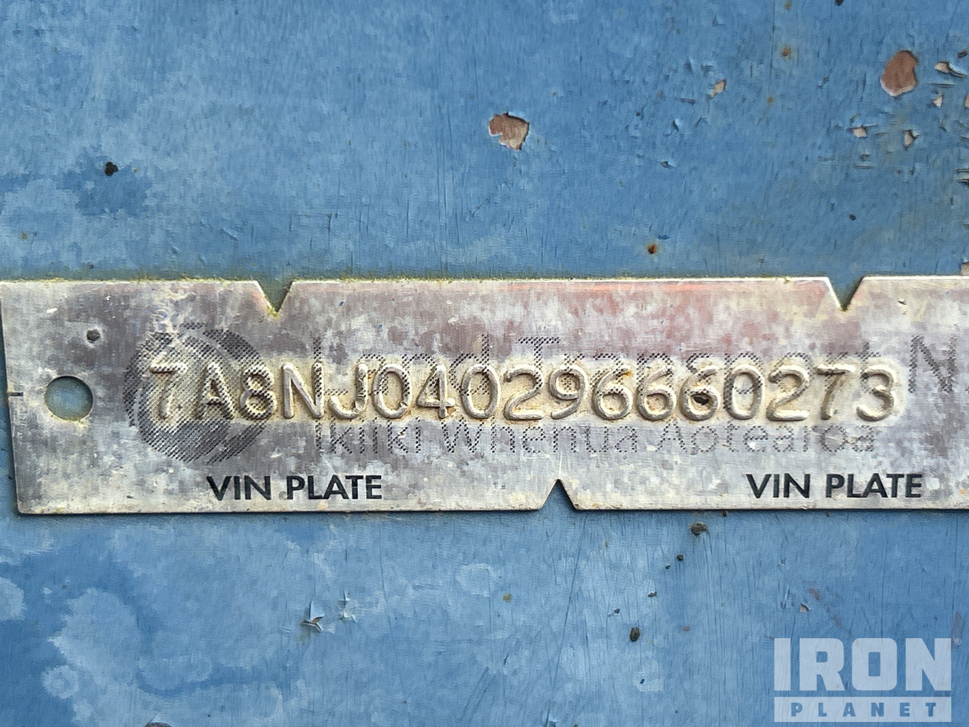 General Appearance with Numero seriale/numero d’identificazione del veicolo (VIN)