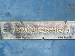 General Appearance with Numero seriale/numero d’identificazione del veicolo (VIN)
