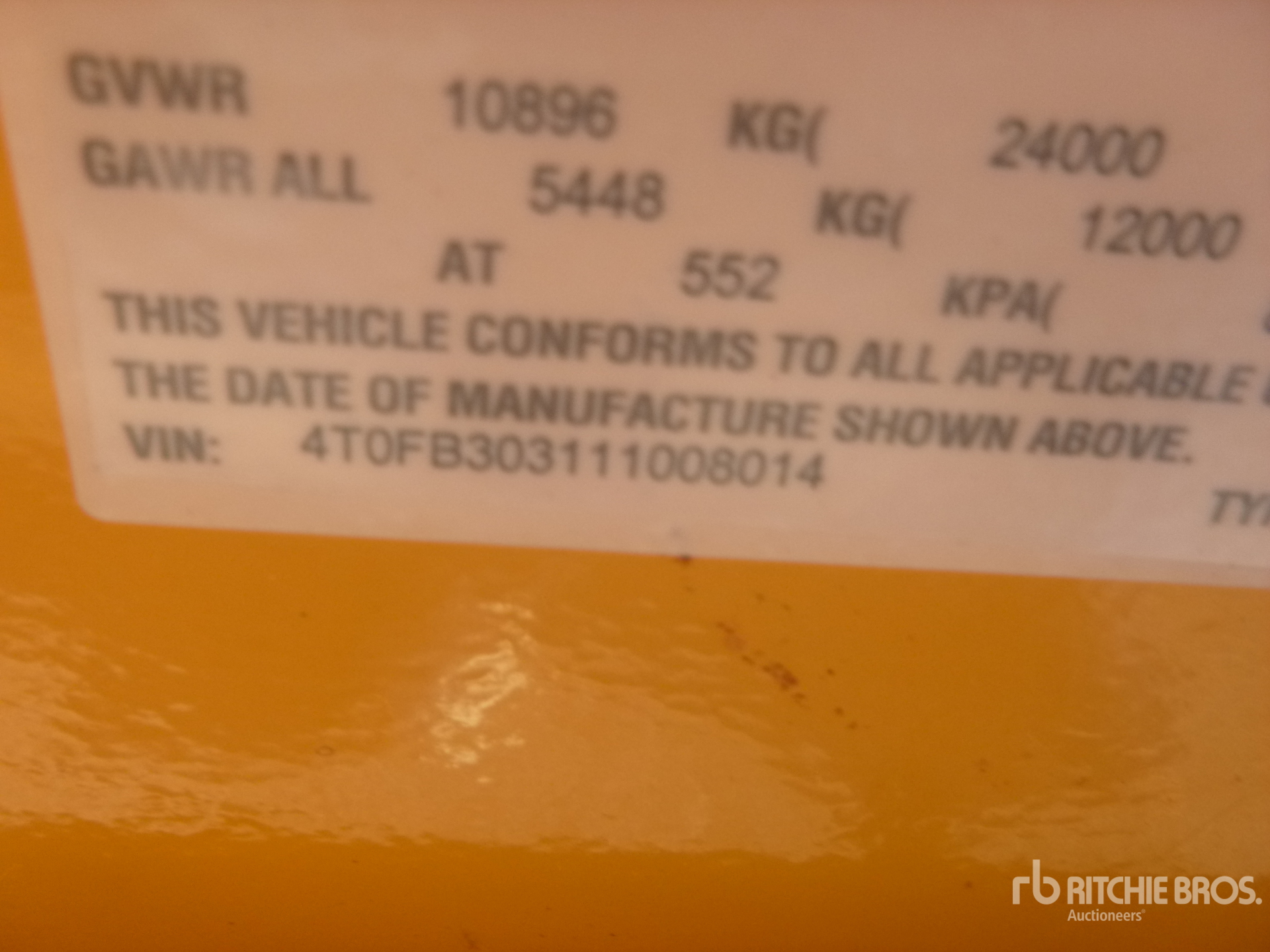 Aspect général with Numéro de série/Numéro d'identification du véhicule automobile