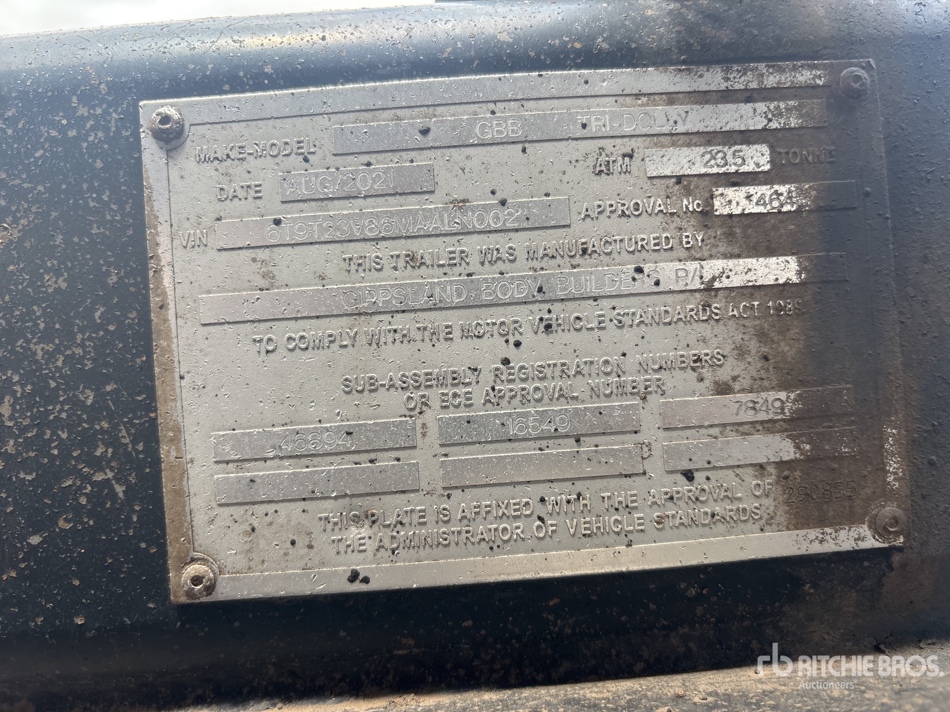 General Appearance with Numer seryjny/numer identyfikacyjny pojazdu