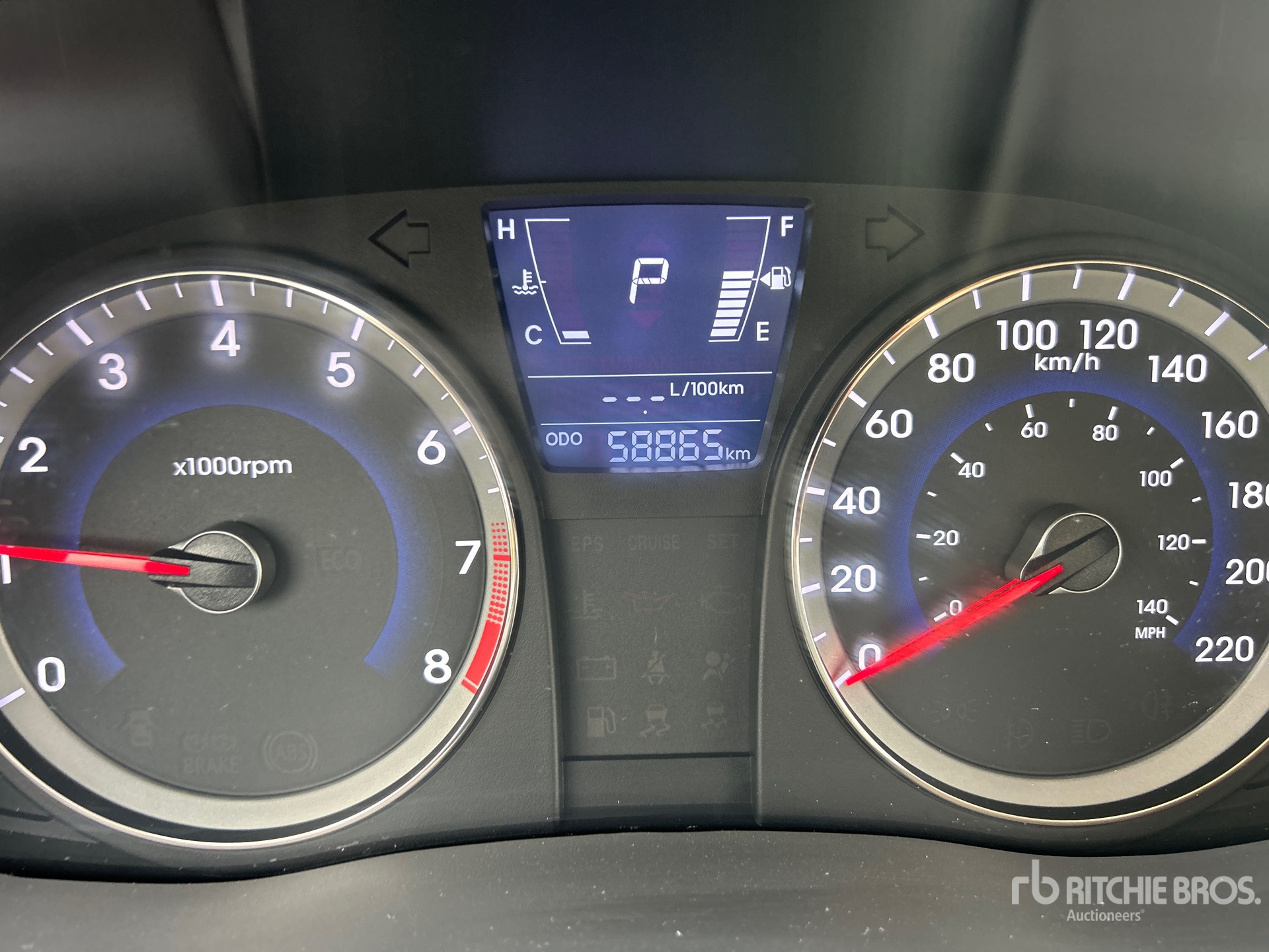 General Appearance with Hour Meter / Odometer