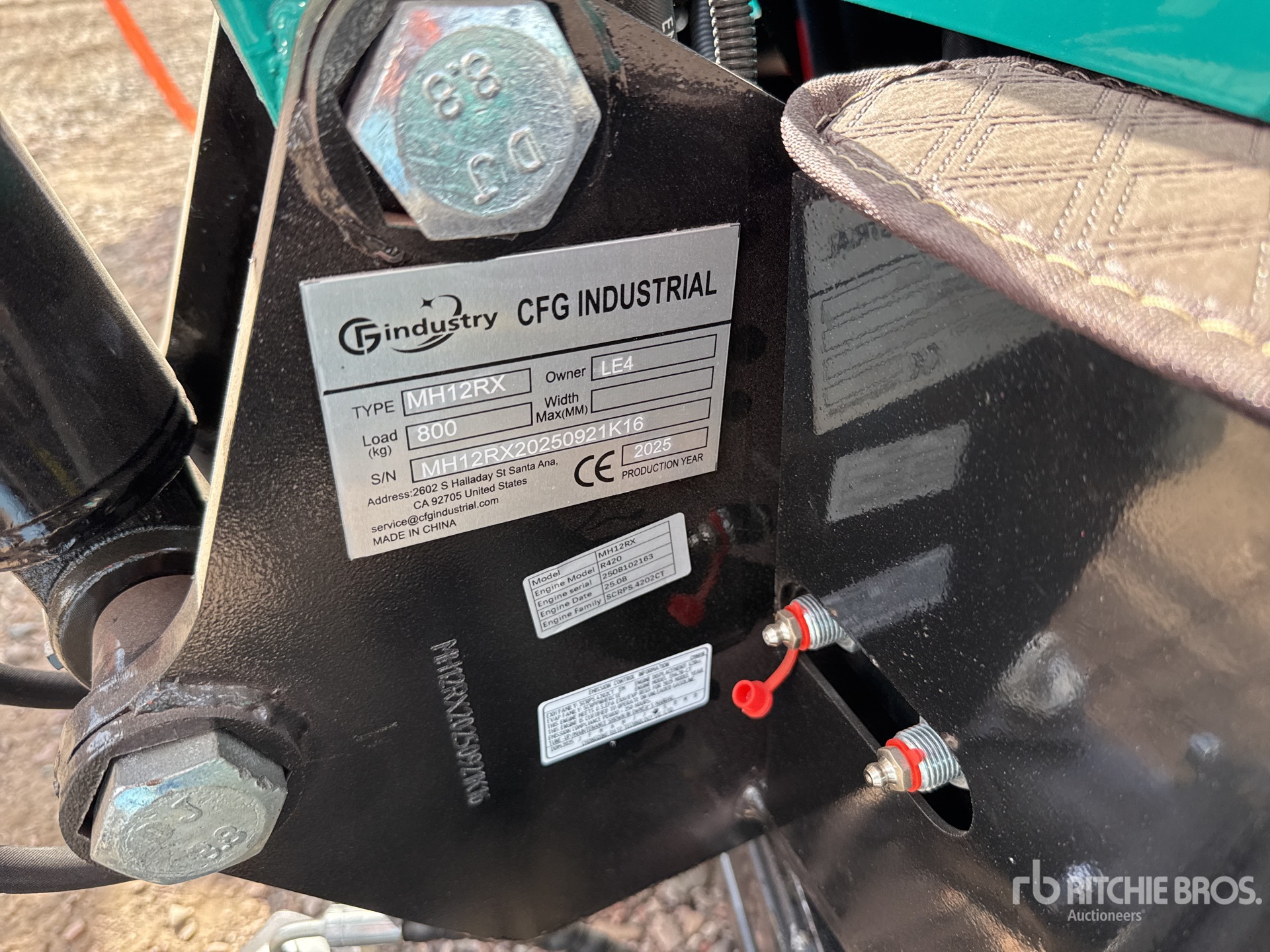 General Appearance with N.º de serie/VIN