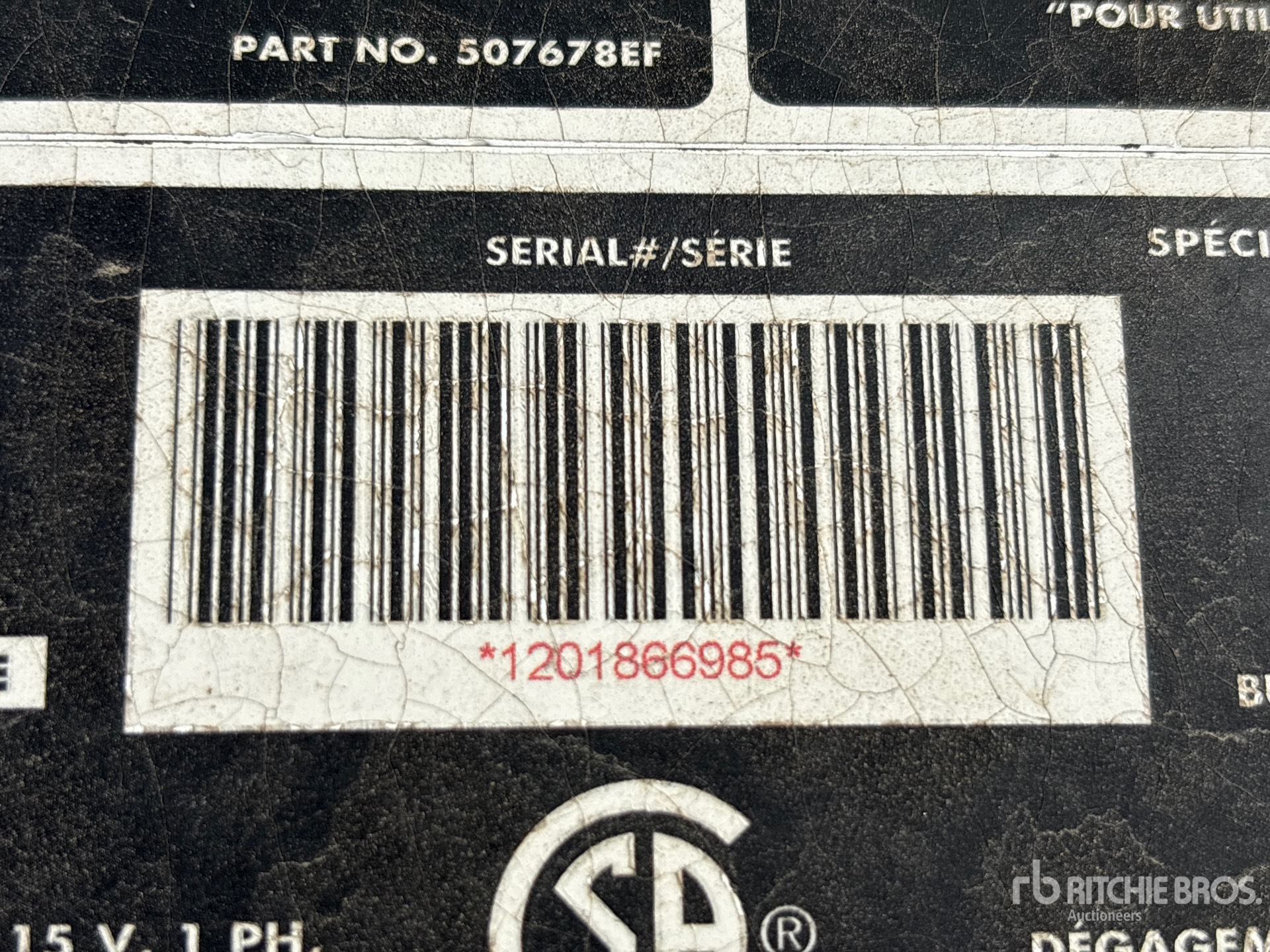 General Appearance with Numero seriale/numero d’identificazione del veicolo (VIN)