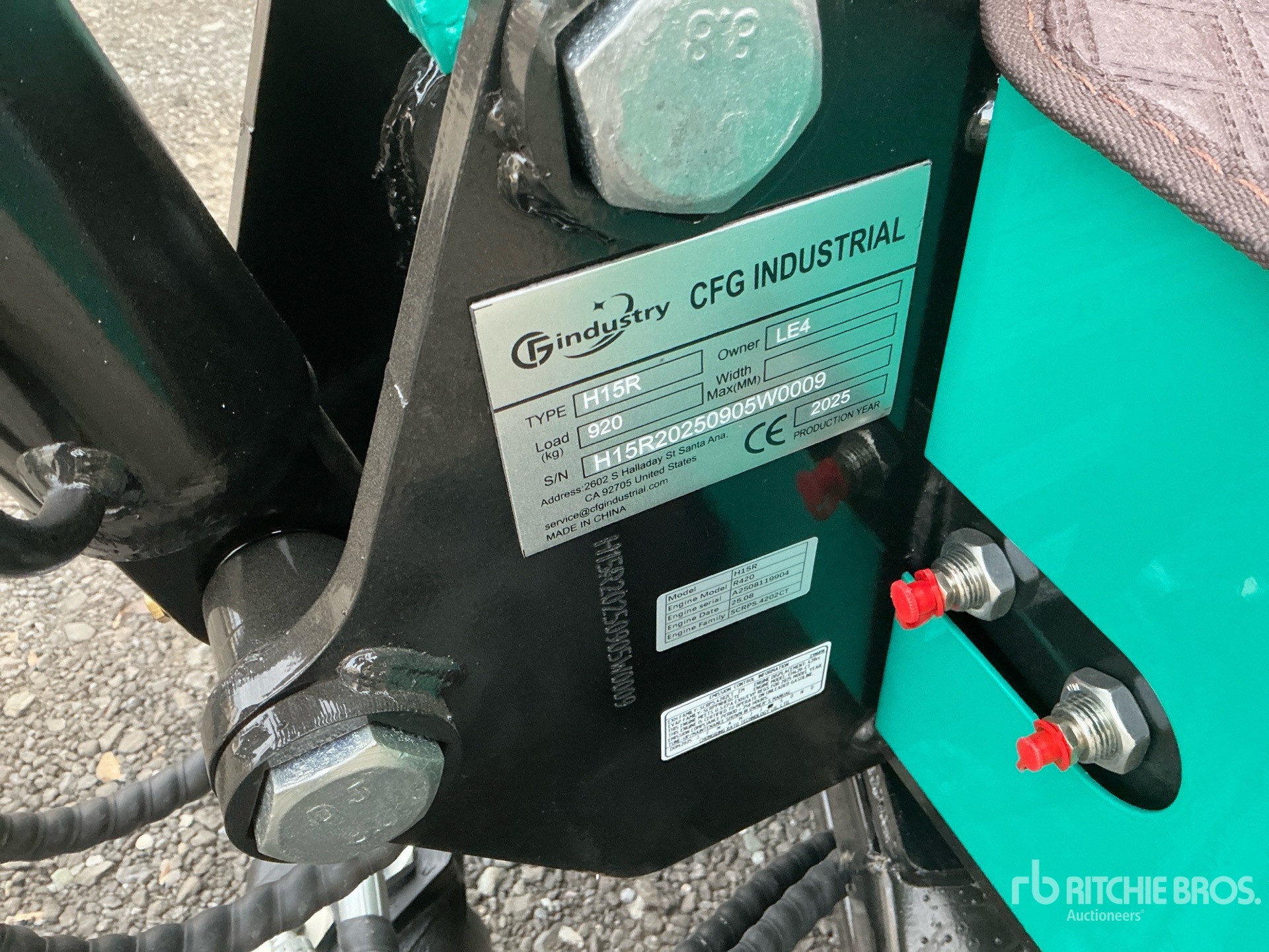 General Appearance with N.º de serie/VIN