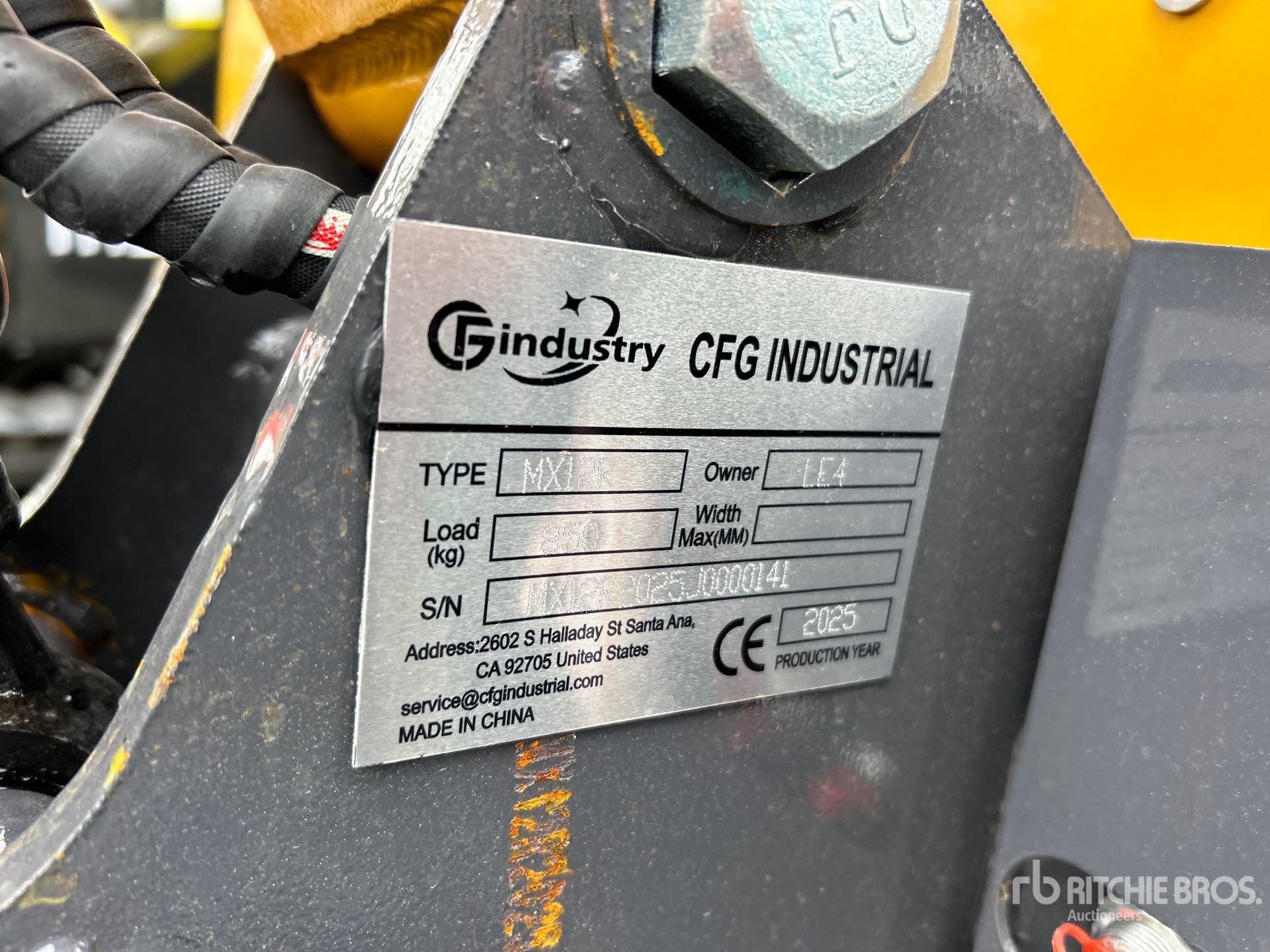 General Appearance with N.º de serie/VIN