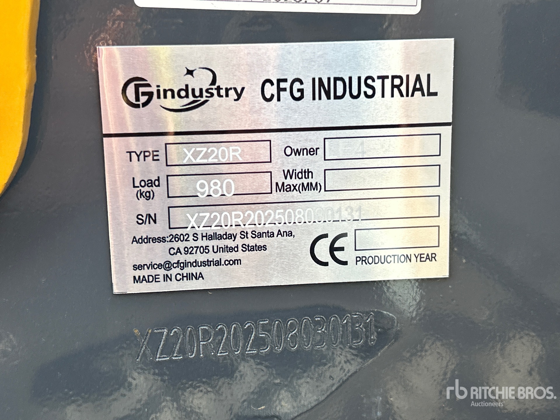 General Appearance with Numéro de série/Numéro d'identification du véhicule automobile
