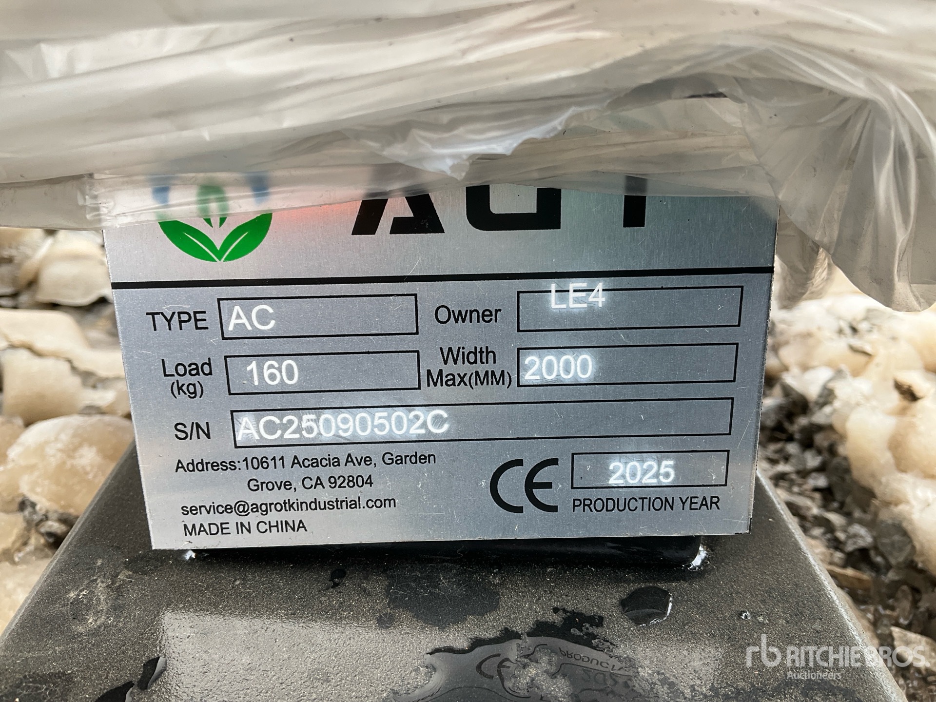 General Appearance with N.º de serie/VIN