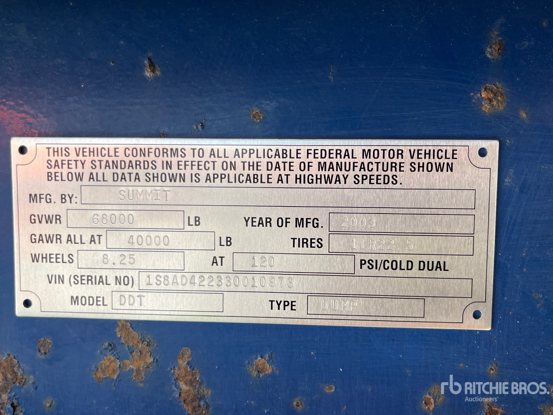 General Appearance with Seriennummer / FIN