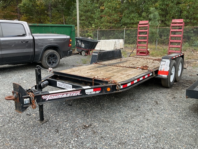 2018 Towmaster TC-12D 16 ft T/A Equipment Trailer