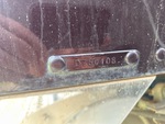 General Appearance with Second Serial Number/VIN Photo