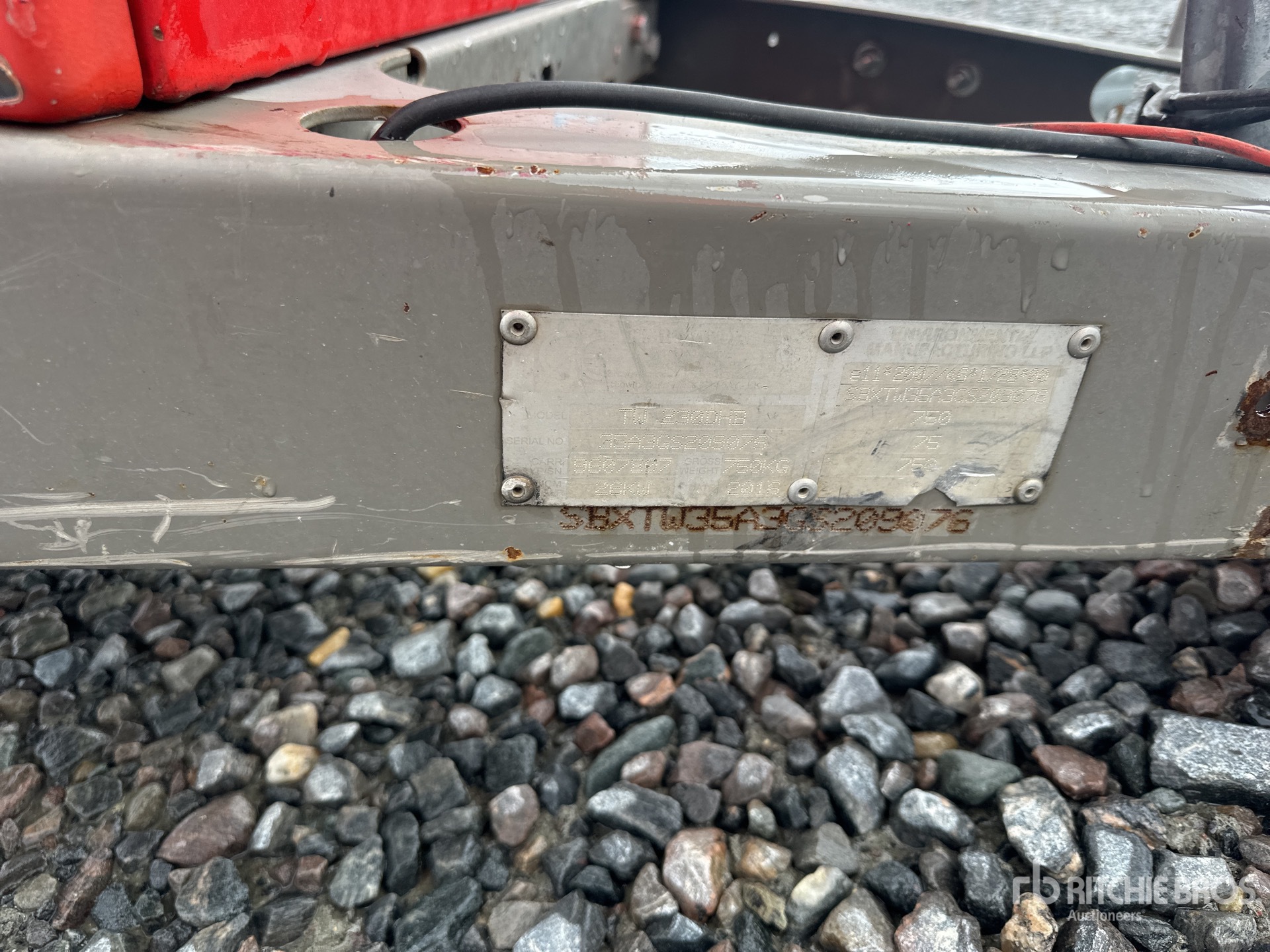 General Appearance with N.º de serie/VIN