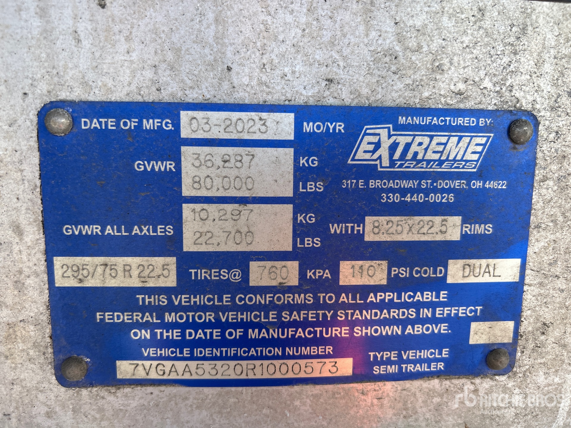 General Appearance with Seriennummer / FIN