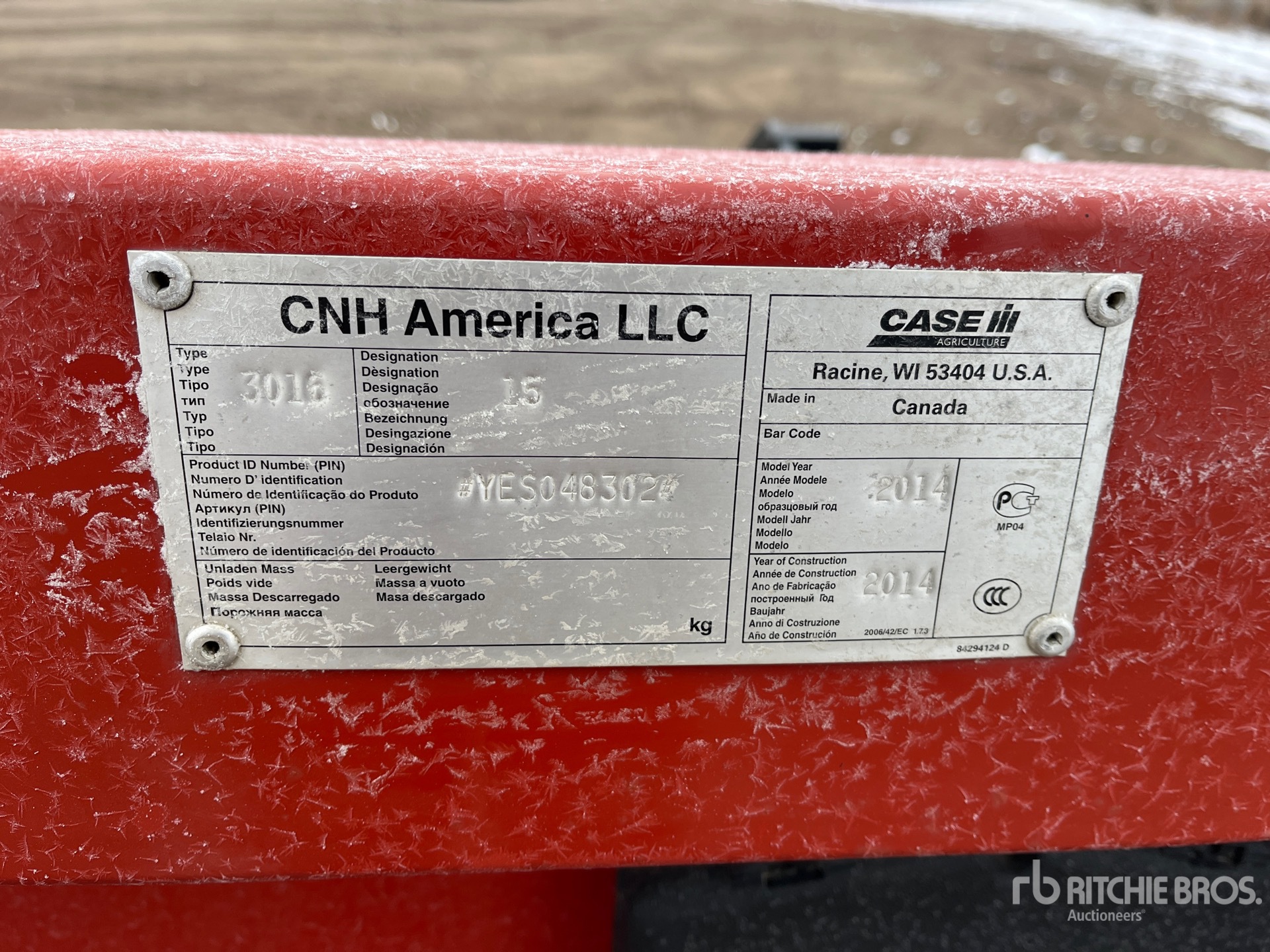 General Appearance with Numero seriale/numero d’identificazione del veicolo (VIN)