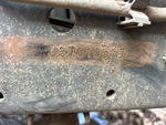 General Appearance with Second Serial Number/VIN Photo