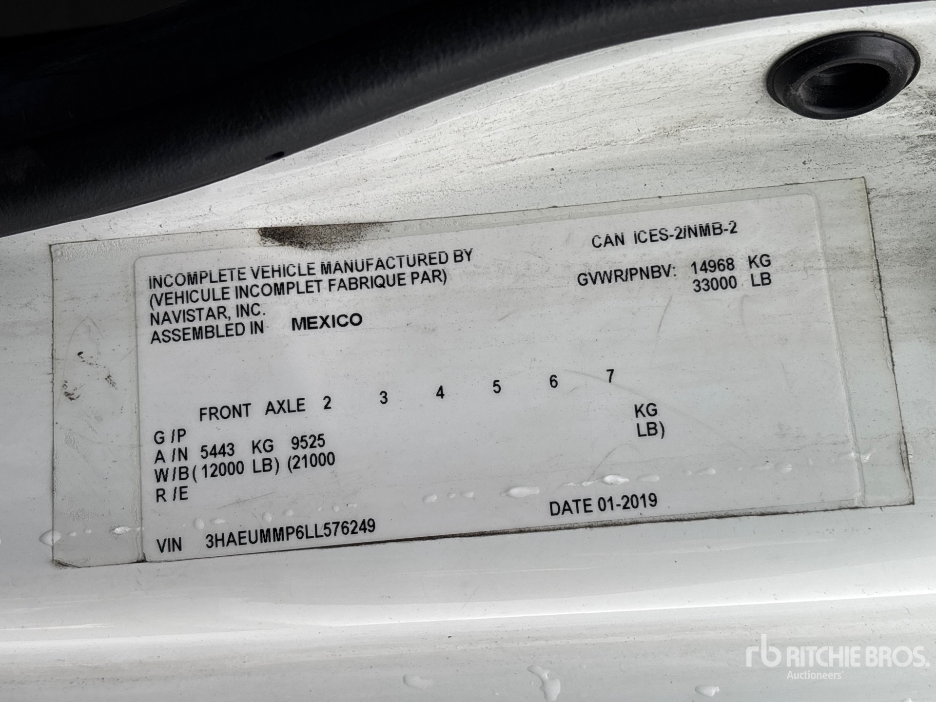 General Appearance with Second Serial Number/VIN Photo