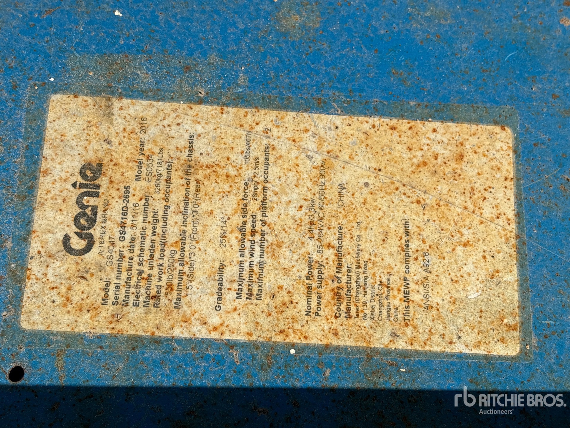 General Appearance with Numéro de série/Numéro d'identification du véhicule automobile