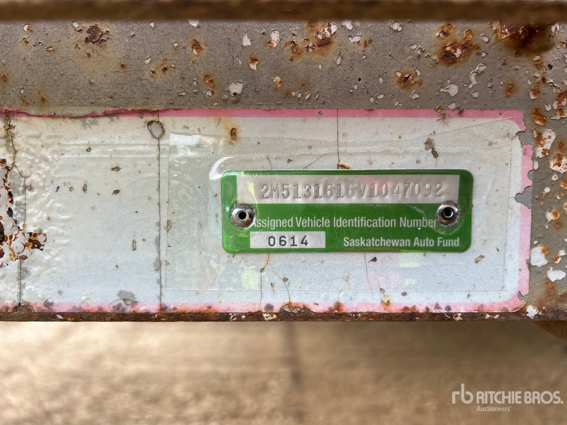 General Appearance with N.º de serie/VIN