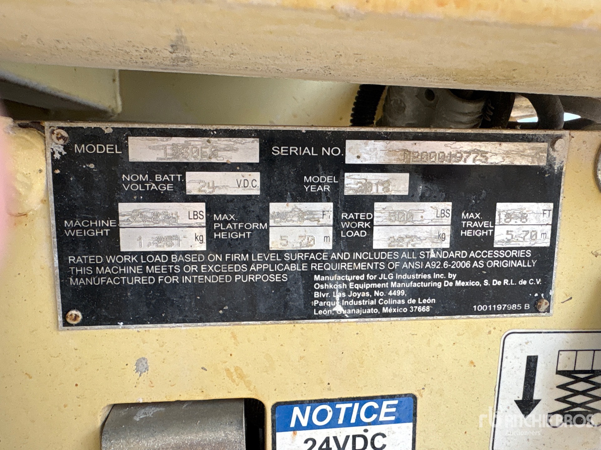 General Appearance with Numer seryjny/numer identyfikacyjny pojazdu