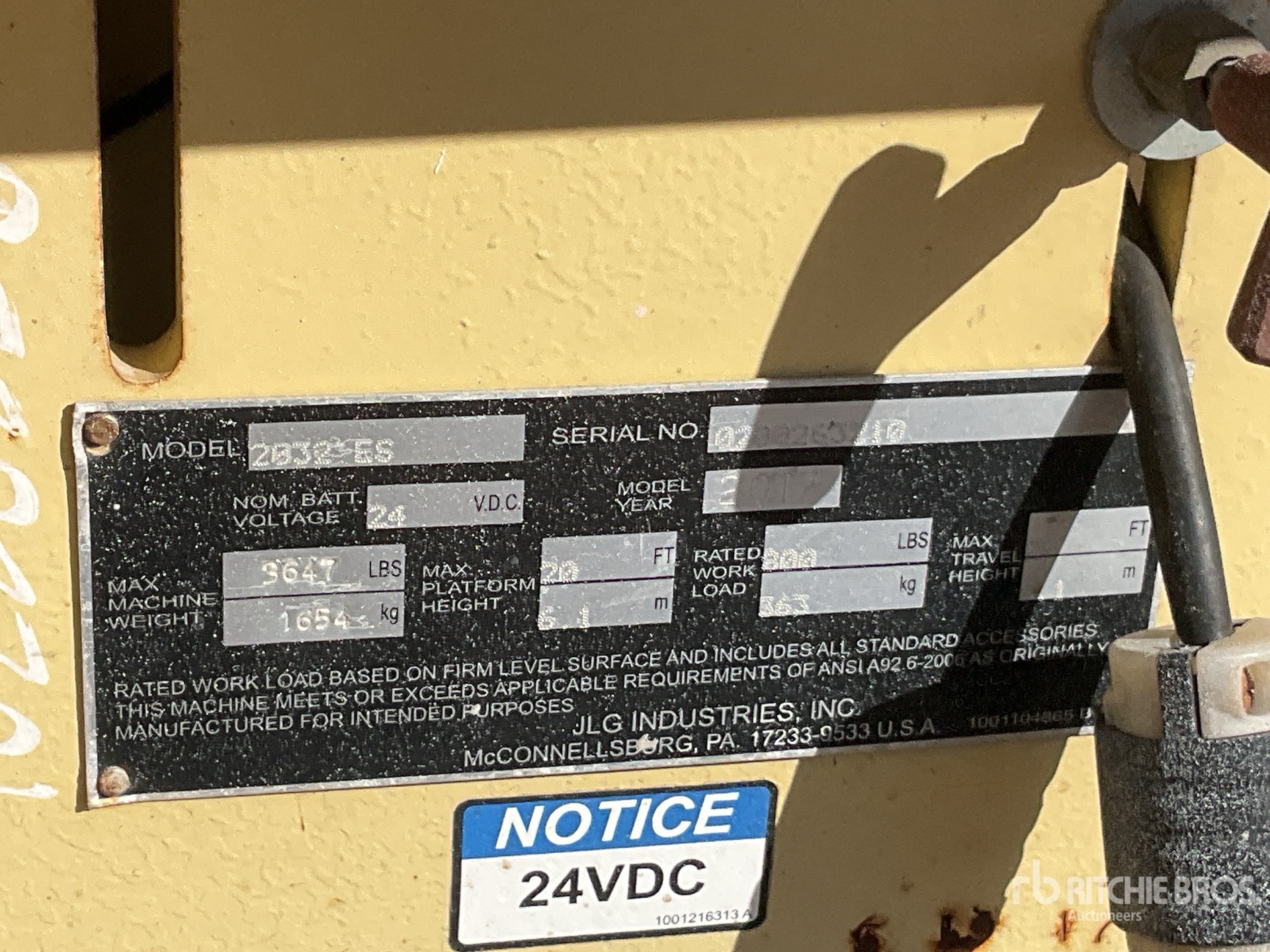 General Appearance with Numero seriale/numero d’identificazione del veicolo (VIN)