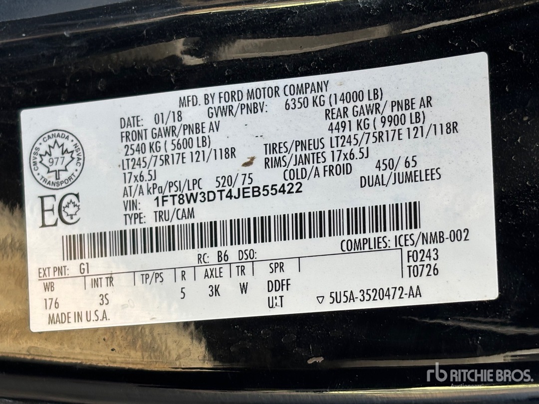 General Appearance with Second Serial Number/VIN Photo
