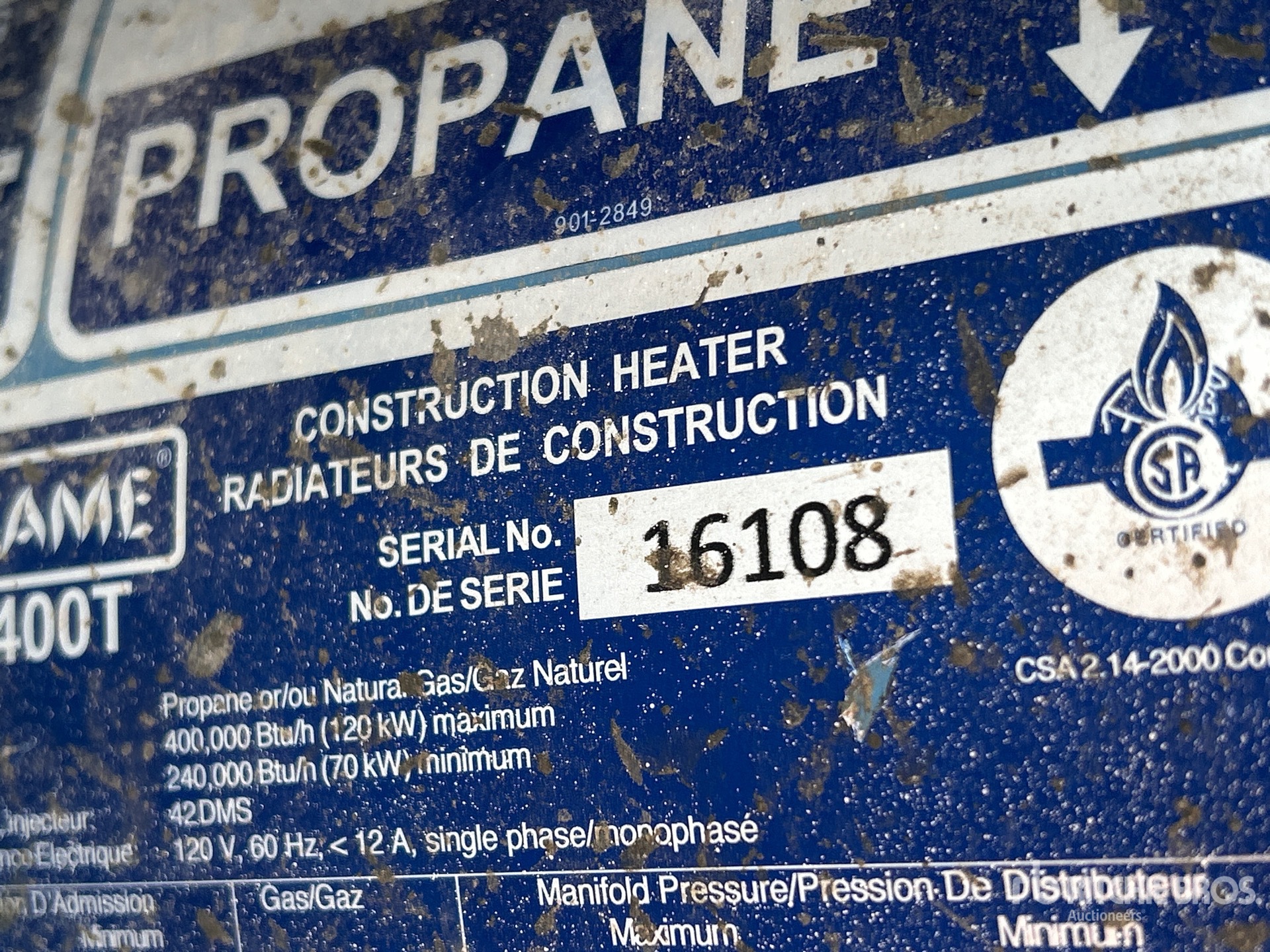 General Appearance with Numero seriale/numero d’identificazione del veicolo (VIN)