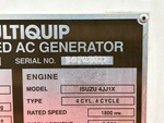 General Appearance with Unit Serial Number