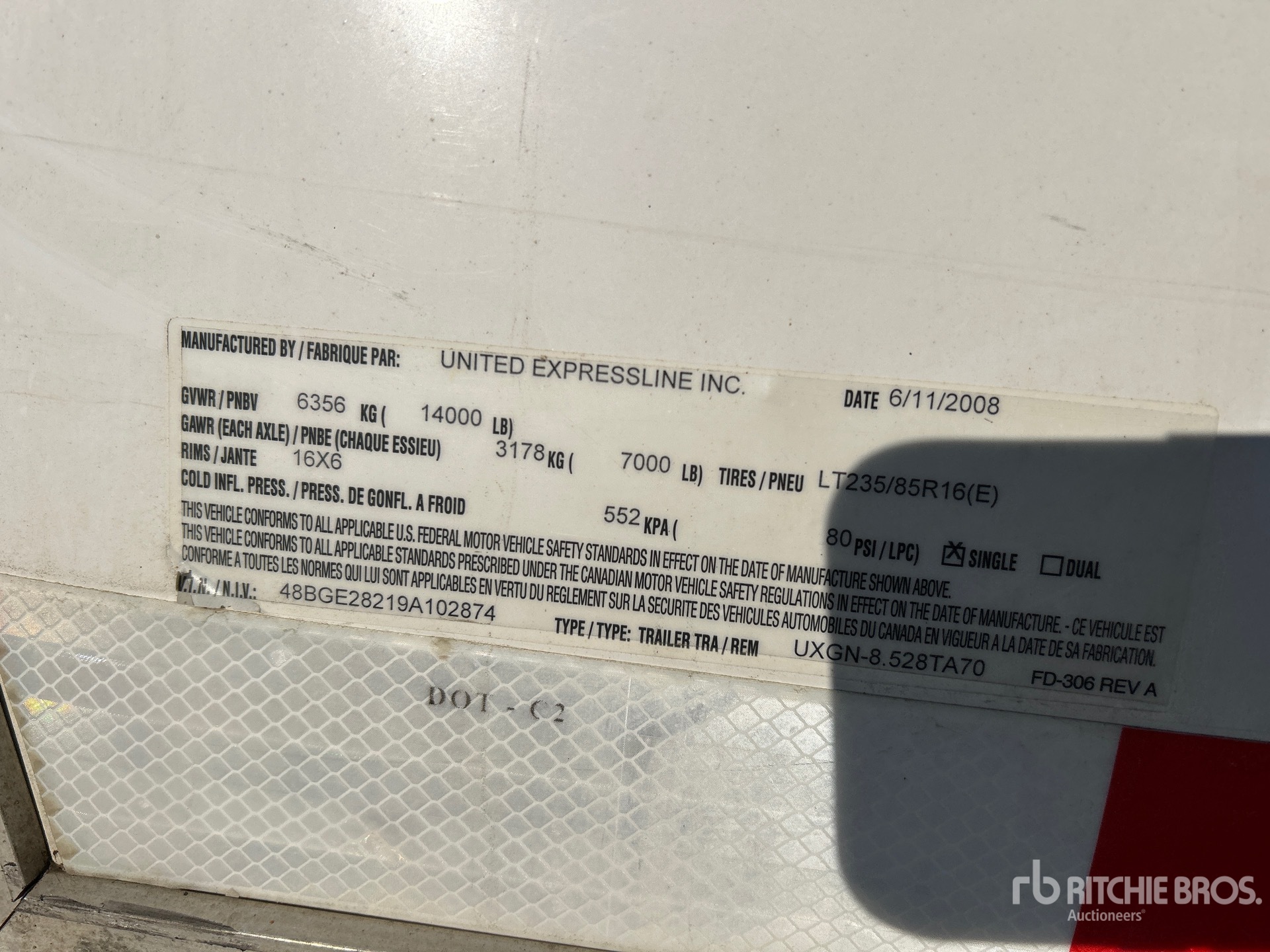 General Appearance with Numero seriale/numero d’identificazione del veicolo (VIN)