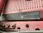 Engine with Emission Label