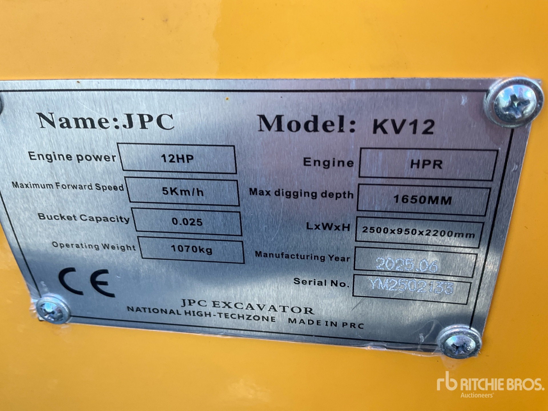 General Appearance with Numéro de série/Numéro d'identification du véhicule automobile