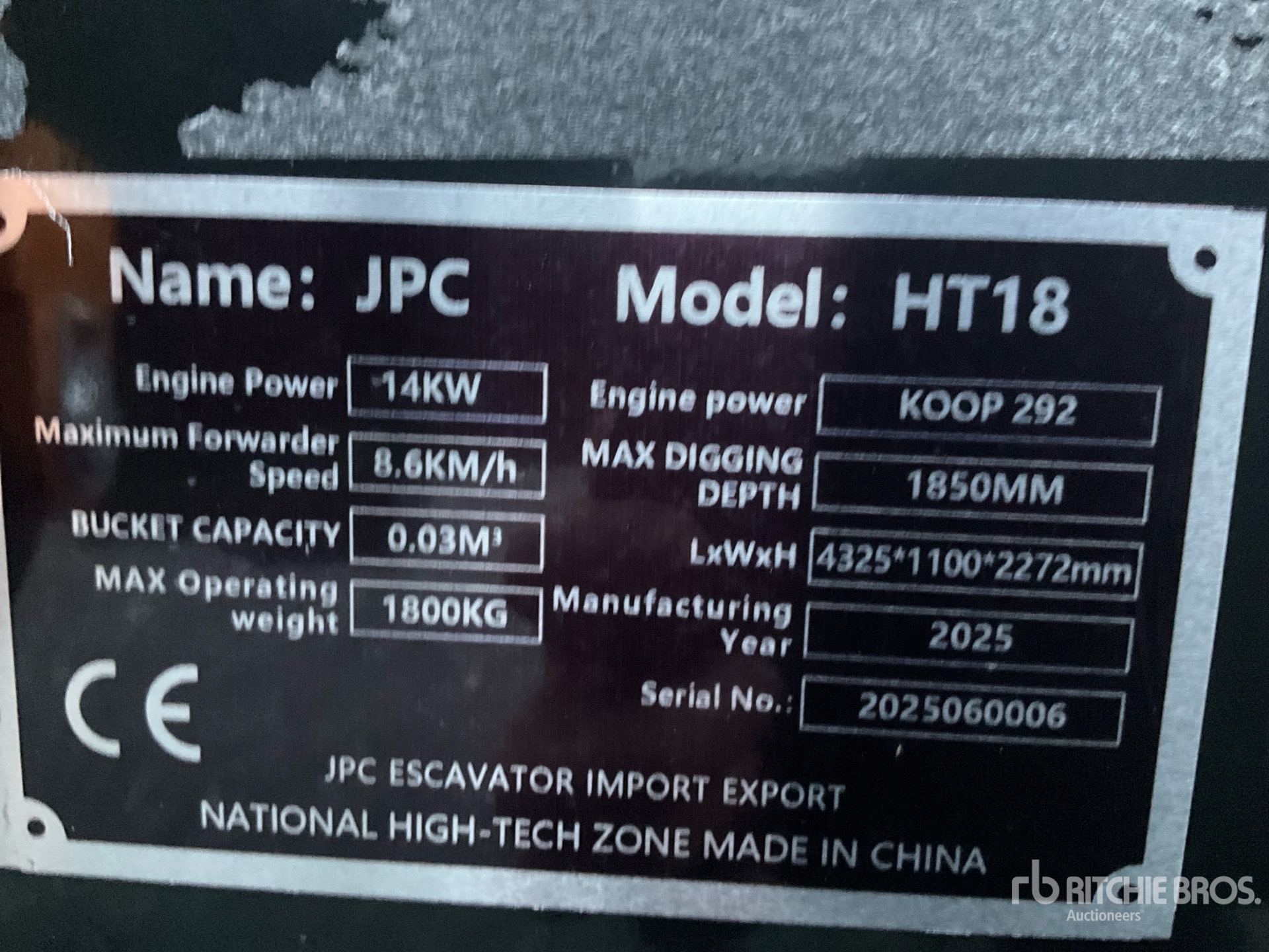General Appearance with Numéro de série/Numéro d'identification du véhicule automobile