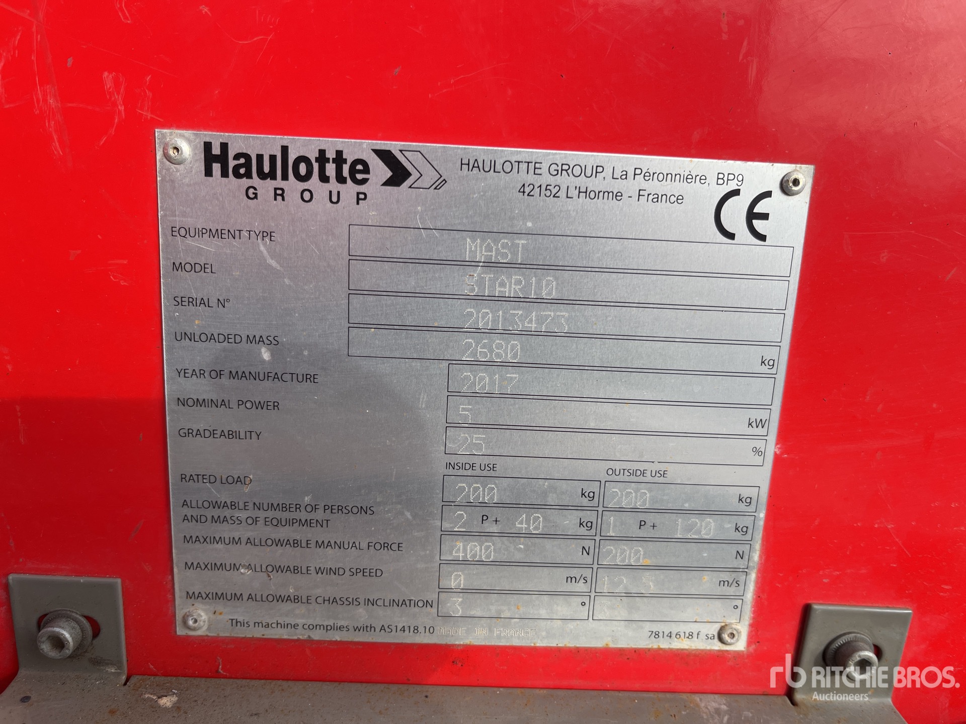 General Appearance with Numer seryjny/numer identyfikacyjny pojazdu