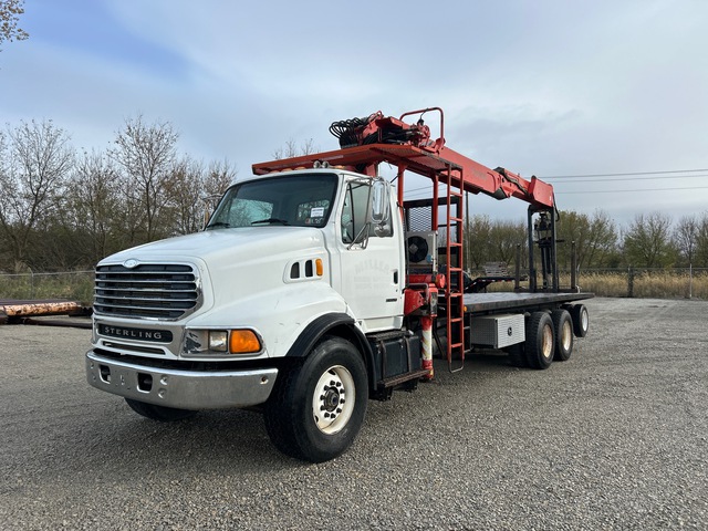 Fassi F300SE 6600 lb Articulated Boom on 2001 Sterling L9500 8x4 Boom Truck Fassi F300SE 6600 lb Articulated Boom on 2001 Sterling L9500 8x4 Boom Truck