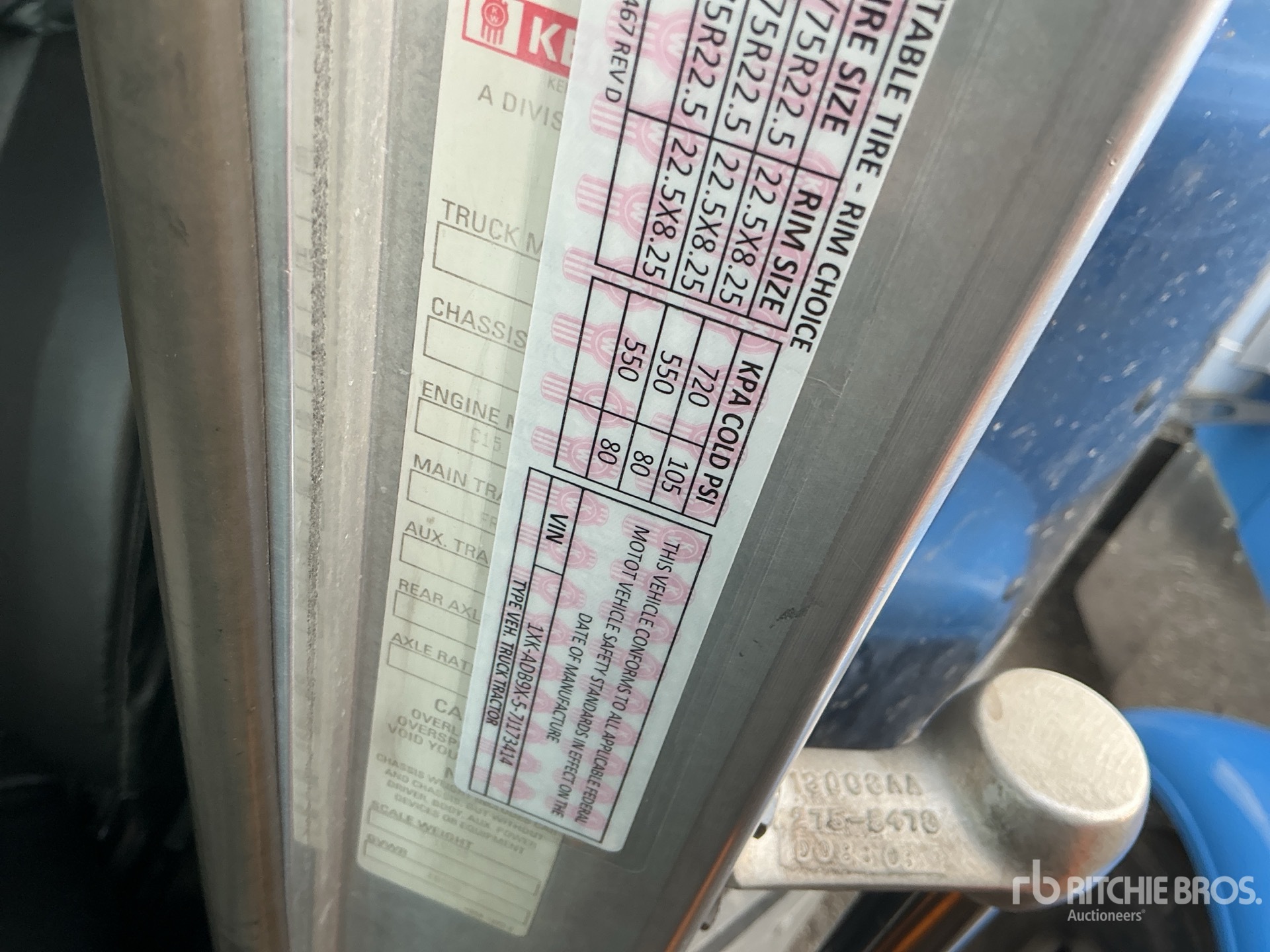 General Appearance with Numero seriale/numero d’identificazione del veicolo (VIN)