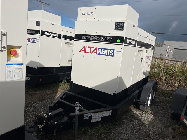 2023 (unverified) Multiquip Whisperwatt DCA-125SSIU4F 100 kVA Mobile Generator Set
