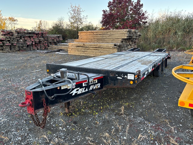 2014 Fellings Trailers 25 ft T/A Equipment Trailer