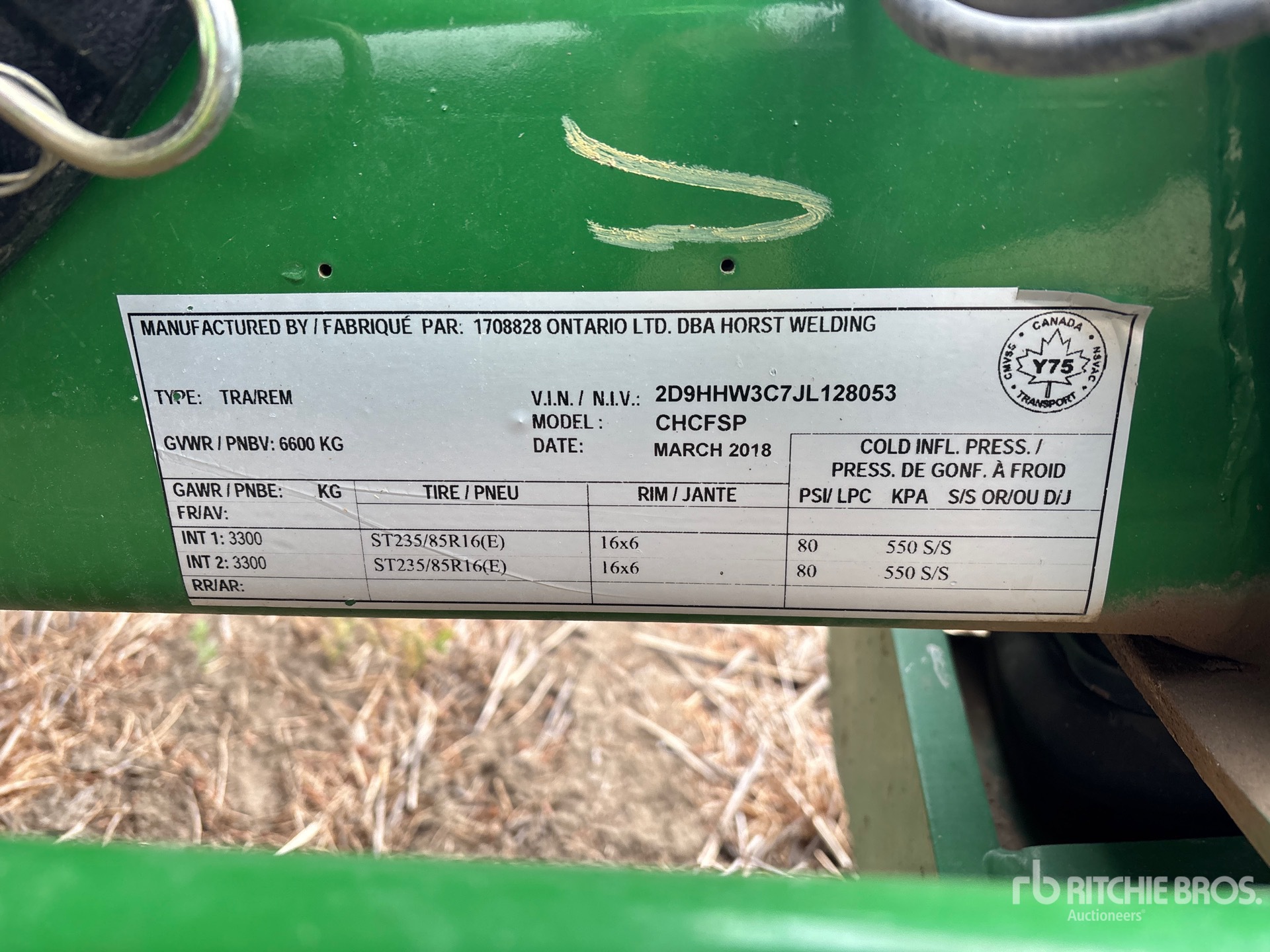 General Appearance with Numéro de série/Numéro d'identification du véhicule automobile