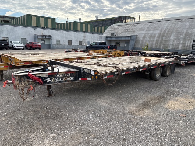 2014 Fellings Trailers FT-20-2 LP 25 ft T/A Equipment Trailer