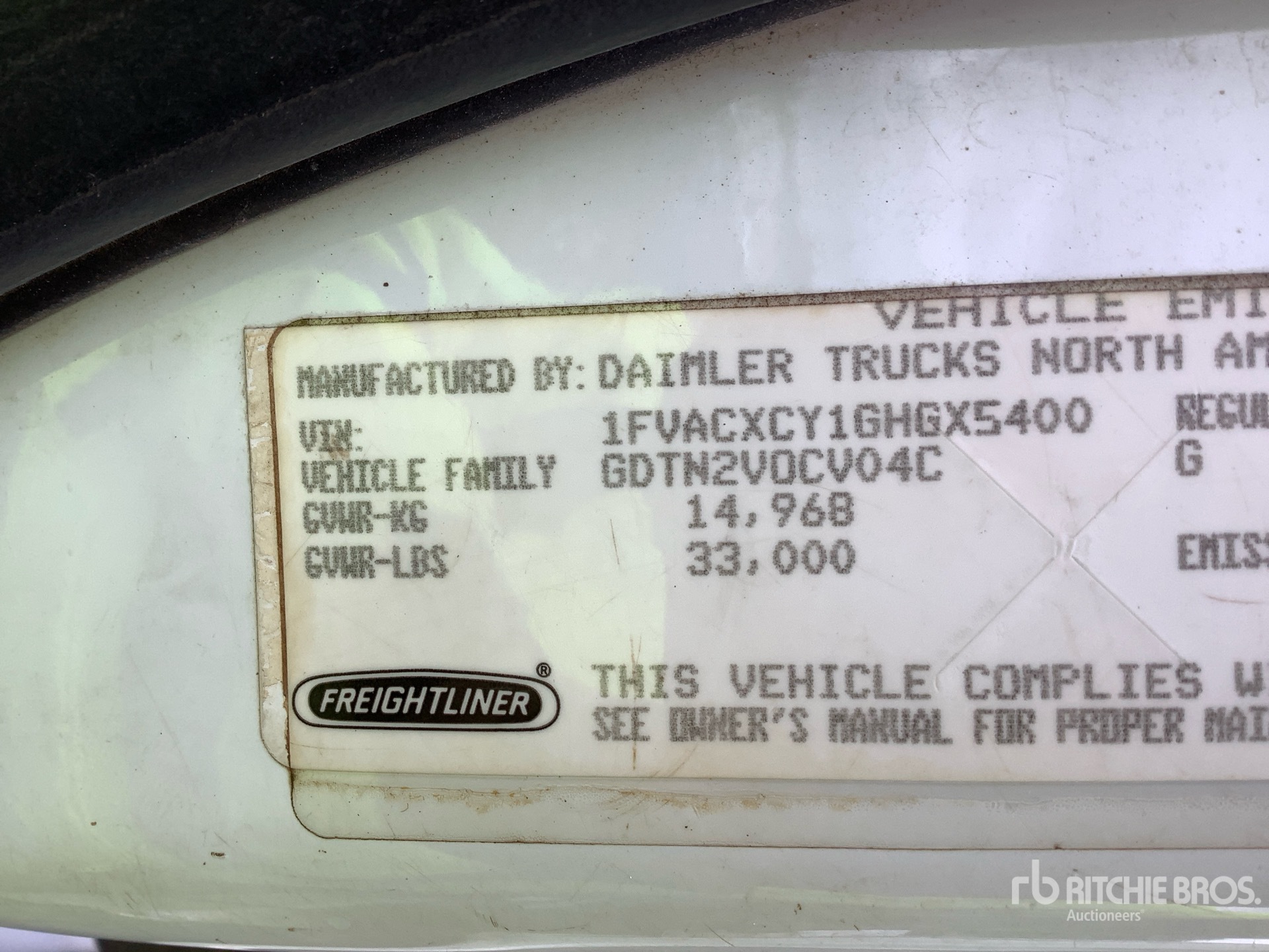 General Appearance with Numéro de série/Numéro d'identification du véhicule automobile