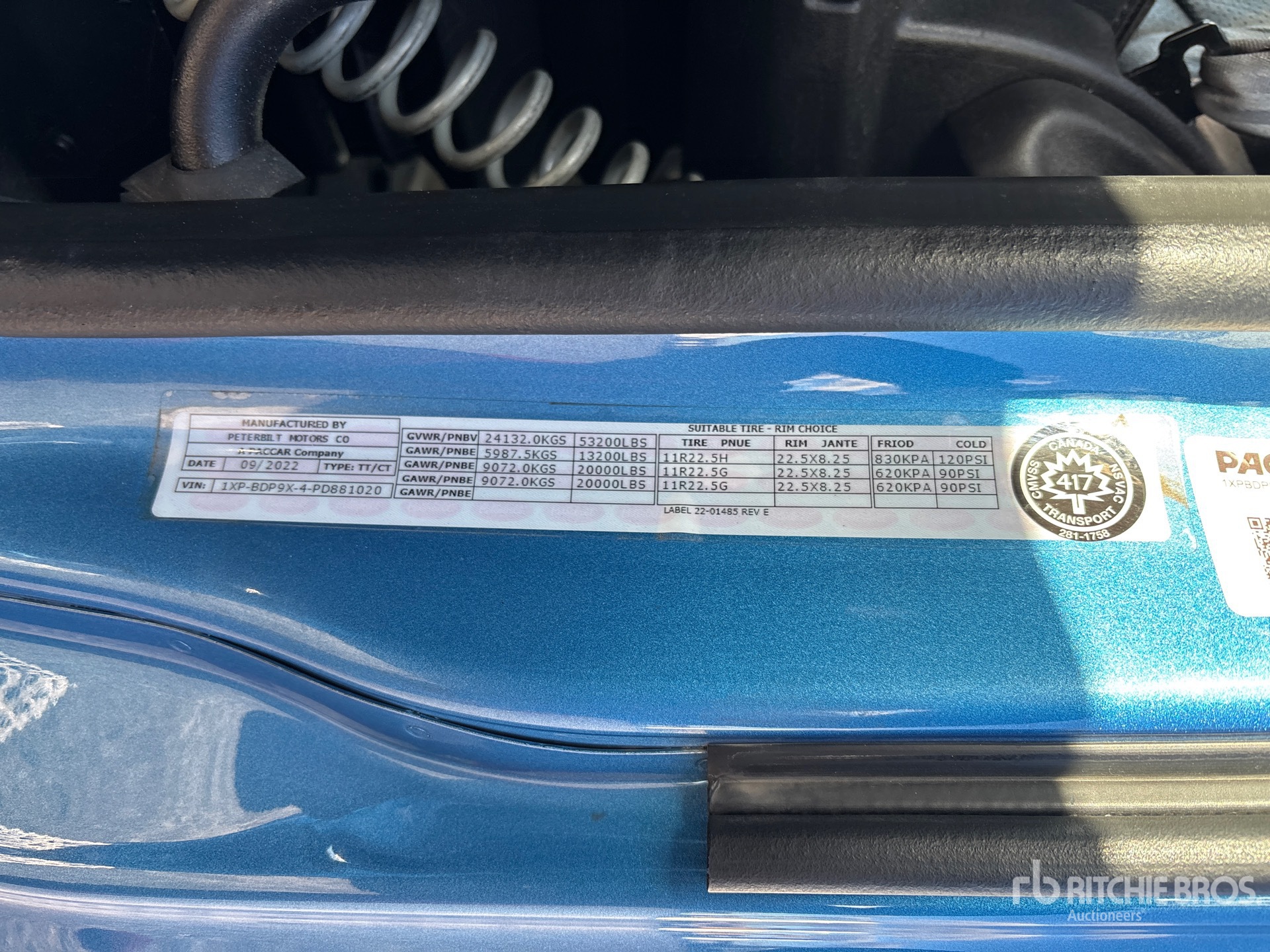 General Appearance with Second Serial Number/VIN Photo