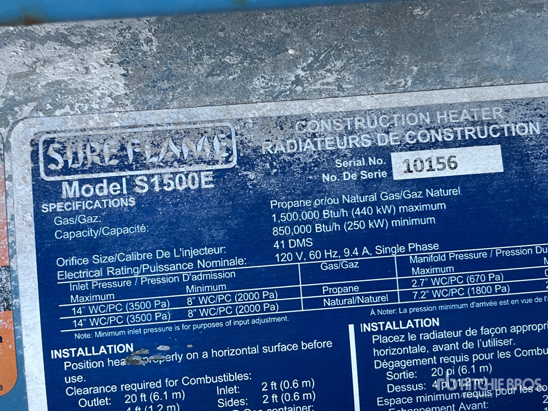 General Appearance with Seriennummer / FIN