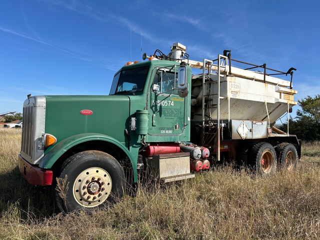 A.R. Equipment Body on 1992 Peterbilt 357 6x4 Explosives Emulsion Truck A.R. Equipment Body on 1992 Peterbilt 357 6x4 Explosives Emulsion Truck