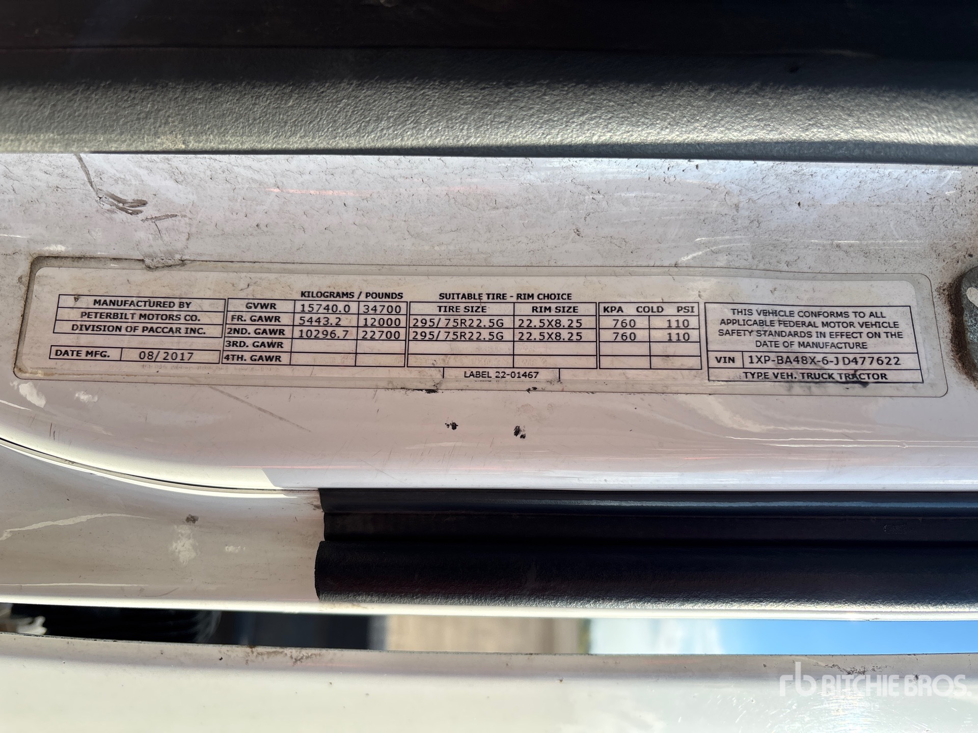 General Appearance with Numéro de série/Numéro d'identification du véhicule automobile