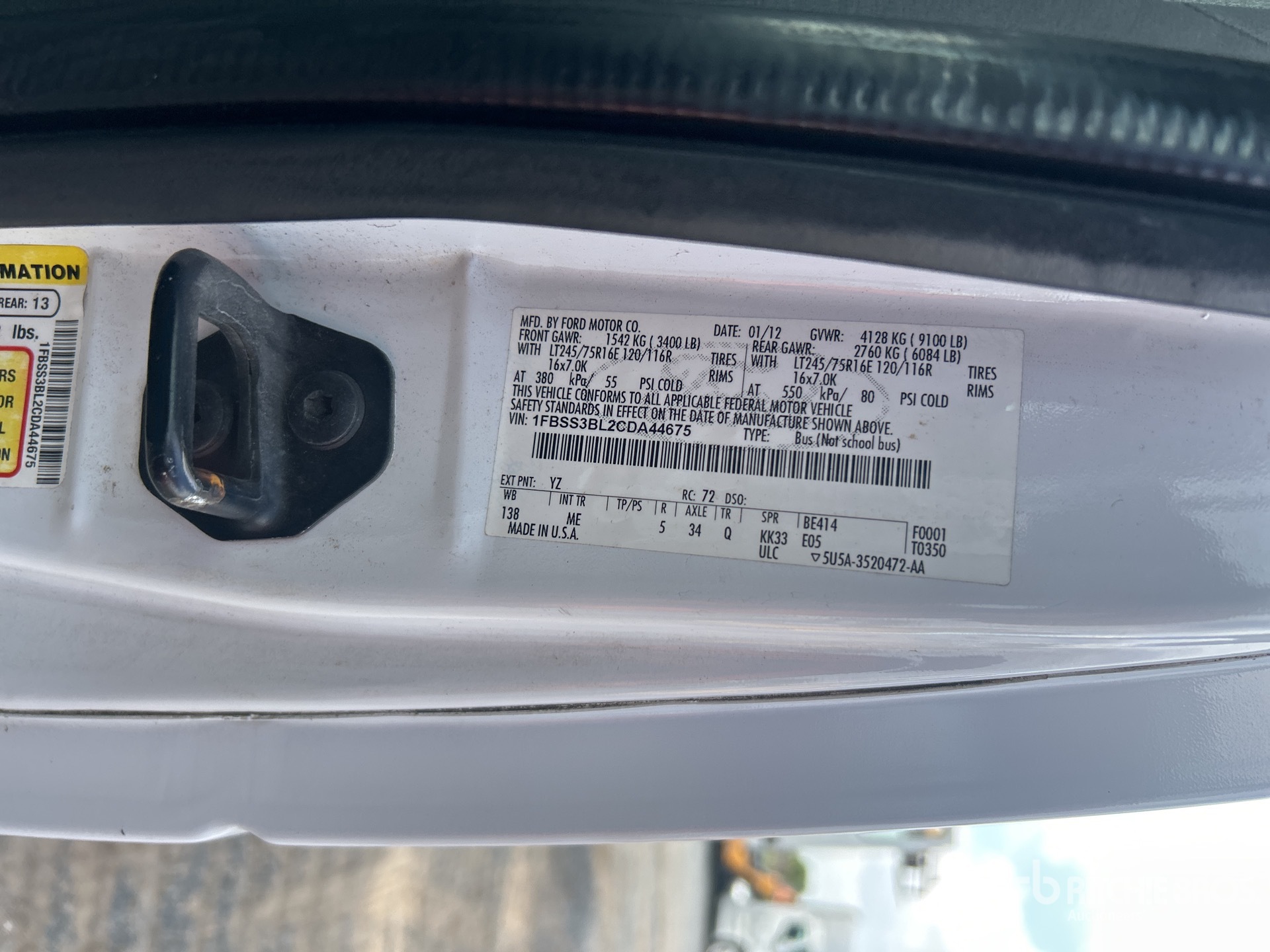 Aspect général with Numéro de série/Numéro d'identification du véhicule automobile