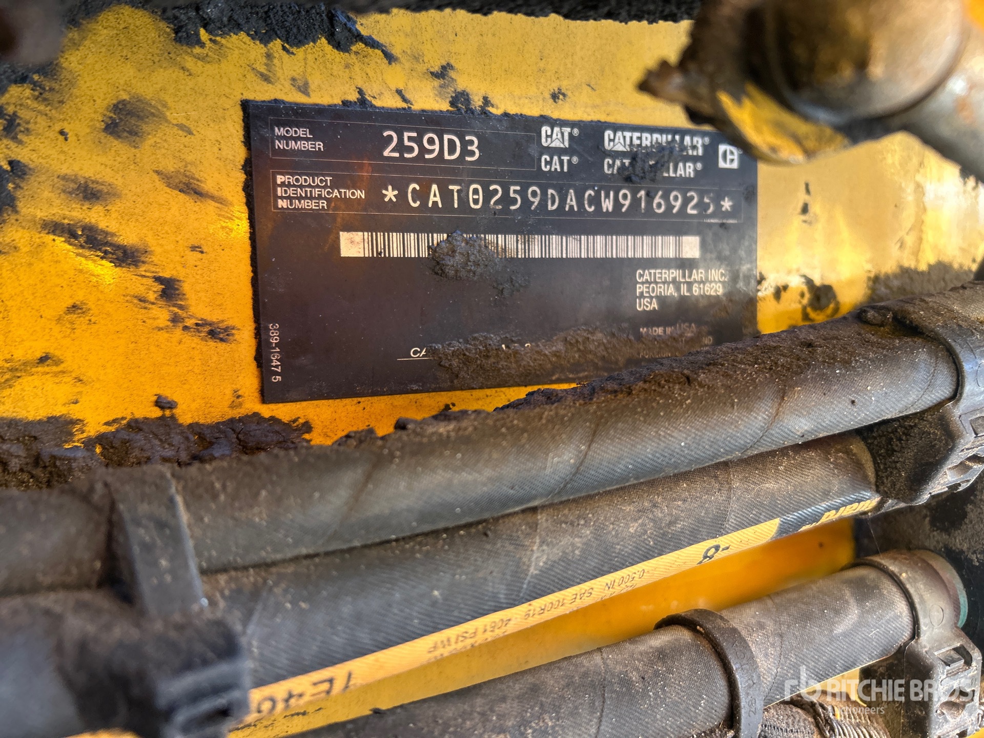 General Appearance with N.º de serie/VIN